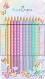 Faber-Castell - Pencil Sparkle tin (12 pcs)