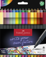 Faber-Castell - Finepen Grip 0.4 set (30 pcs)
