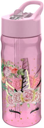 Valiant - Unicorn Flowers - Water Bottle