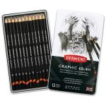 Derwent - Graphic Medium Pencils 6B-4HB (12 Tin)