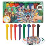 Dino World - Crayons With Dino-Topper ( 0412177 )