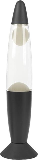 iTotal - Color-changing LED Lava Lamp - Black Base and White Wax