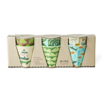 Rice - Melamine Cups with Wildlife Print - Mint - Small