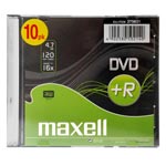 Maxell DVD+R SlimCase 10-pack