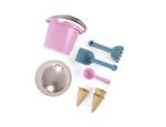 Dantoy - Bucket set w. Ice cream cones - Pink