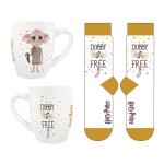 HARRY POTTER DOBBY FEMALE MUG & SOCK SET