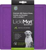 LICKIMAT - Dog lick mat Soother Purple 20X20Cm