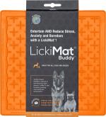 LICKI MAT - Dog Bowl Buddy Orange 20X20Cm