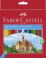 Faber-Castell - Colour pencil Castle hexagonal box of 24