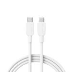 Anker - USB-C to USB-C Cable (3 ft, 240W, Braided) - White
