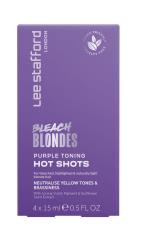 Lee Stafford - Bleach Blondes Purple Toning Hot Shots 4 x 15 ml