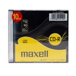 Maxell CD-R SlimCase 10-pack