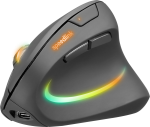 Speedlink - PIAVO PRO Illuminated Rechargeable Vertical Ergonomic Mouse - wireless, rubber-black