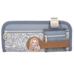 Topmodel - CAT LOVE Pencil Tube - Light Blue and Cream