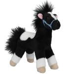 Miss Melody - Plush Horse Black White 18cm
