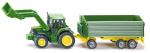 Siku - 1:87 John Deere With Front Loader And Trailer