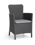 Keter - Miami Garden Chair - Grey