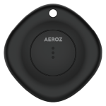 Aeroz TAG-1000  Black (1-pack) Key finder for use with iPhone - Works with Apple Find My app