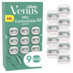 Venus - Gillette Venus Pro ComfortGlide Sensitive Razor Blades - Green/White - 9 pcs