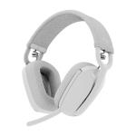 Logitech - Zone Vibe 100 Lightweight Wireless Over Ear Headphones - Noise Canceling Microphone - OFF WHITE