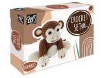 Craft ID - Crochet kit Monkey, 15x9x13,5 cm
