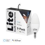 Lite bulb moments - white & color ambience (RGB) E14 bulb - 3-Pack