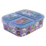 Stor - Multi Compartment Sandwich Box - Gabby`s Dollhouse