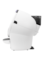 Whisker - Litter Hopper with Bonnet - White