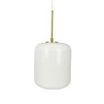 Dyberg-Larsen - Silvia D20 Pendant Light - Opal/Brass - 20 cm