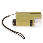 Kikkerland - Huckleberry Pocket Microscope - 7.75 cm x 11.25 cm x 3.25 cm