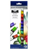 Royal & Langnickel - Acrylic 12 Metalic Color Pack w/ Brushes
