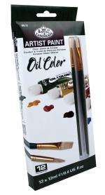 Royal & Langnickel - Oil 12 Color Pack w/ Bonus Brushes