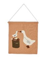 Smallstuff - Wall deco, farmliving geese - Natural - 37x33 cm