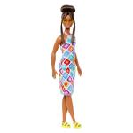 Barbie - Fashionista Doll - With Bun And Crochet Halter Dress