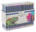 Nassau - Round dual markers (48 pcs)