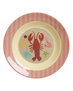 Rice - Melamine Kids Bowl - Coral Ocean - 250 ml