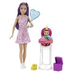 Barbie - Skipper Babysitters Doll and Playset - Feeding Chair 1