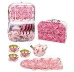 Magni - Tea set in suitcase, with flowers ( 3903 )