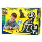 SES Creative - Casting and painting - T-Rex with skeleton