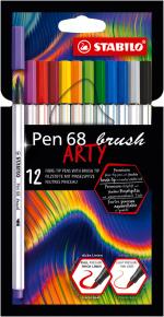Stabilo - Pen 68 brush Arty (12 pcs)