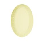 Aida - Life in Colour - Confetti - Lemon oval dish w/relief porcelain