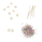 Me & My BOX - Mini Jewelry Kit Ear Clips - Pearl - 18K gold plated