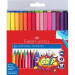 Faber-Castell - Fibre-tip pens Grip Colour Marker set, 30 pc
