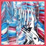 Buoys (Marbled Red White)