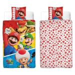 Bed Linen - Adult Size 140 x 200 cm - Super Mario