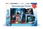 Ravensburger - Puzzle Space Adventure 3x49p