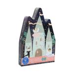 FLOSS & ROCK Enchanted 20pc Castle Shaped Jigsaw with Shaped Box