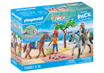 Playmobil - Horseback Riding Trip to the beach with Amelia and Ben