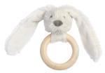 Happy Horse - Rabbit Richie Wooden Teething Ring - 12 cm - Ivory