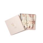 ThreadBear - Gift Box Set - Cream Bunny - Comforter and Rattle
